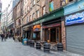 View of Mathew Street in Liverpool Royalty Free Stock Photo